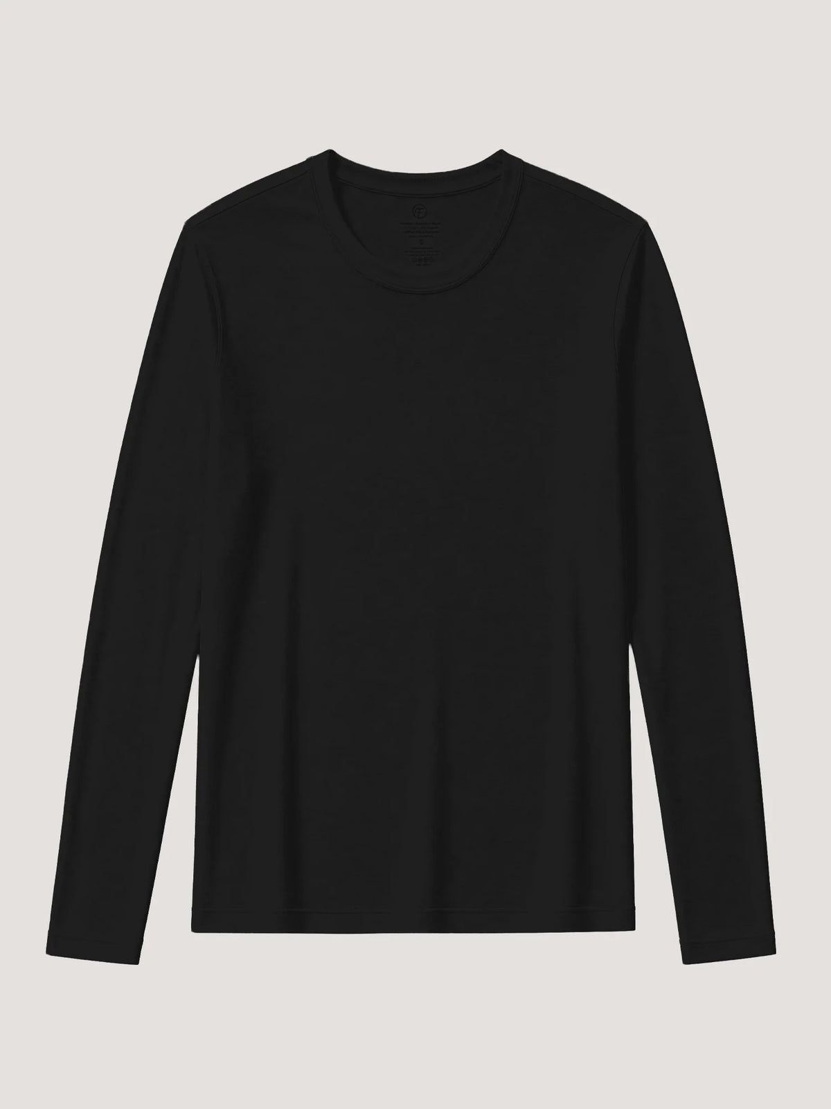 Women's Black Long Sleeve Crew