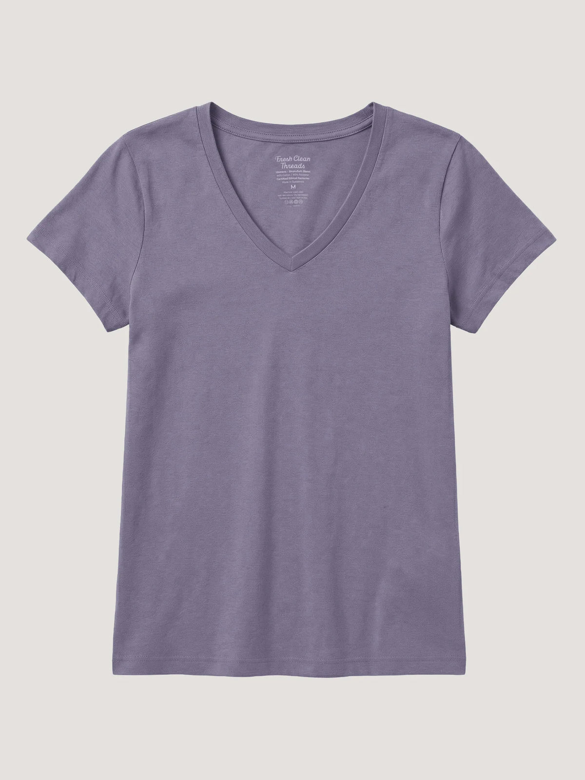 Flint Purple Everyday V-Neck Tee