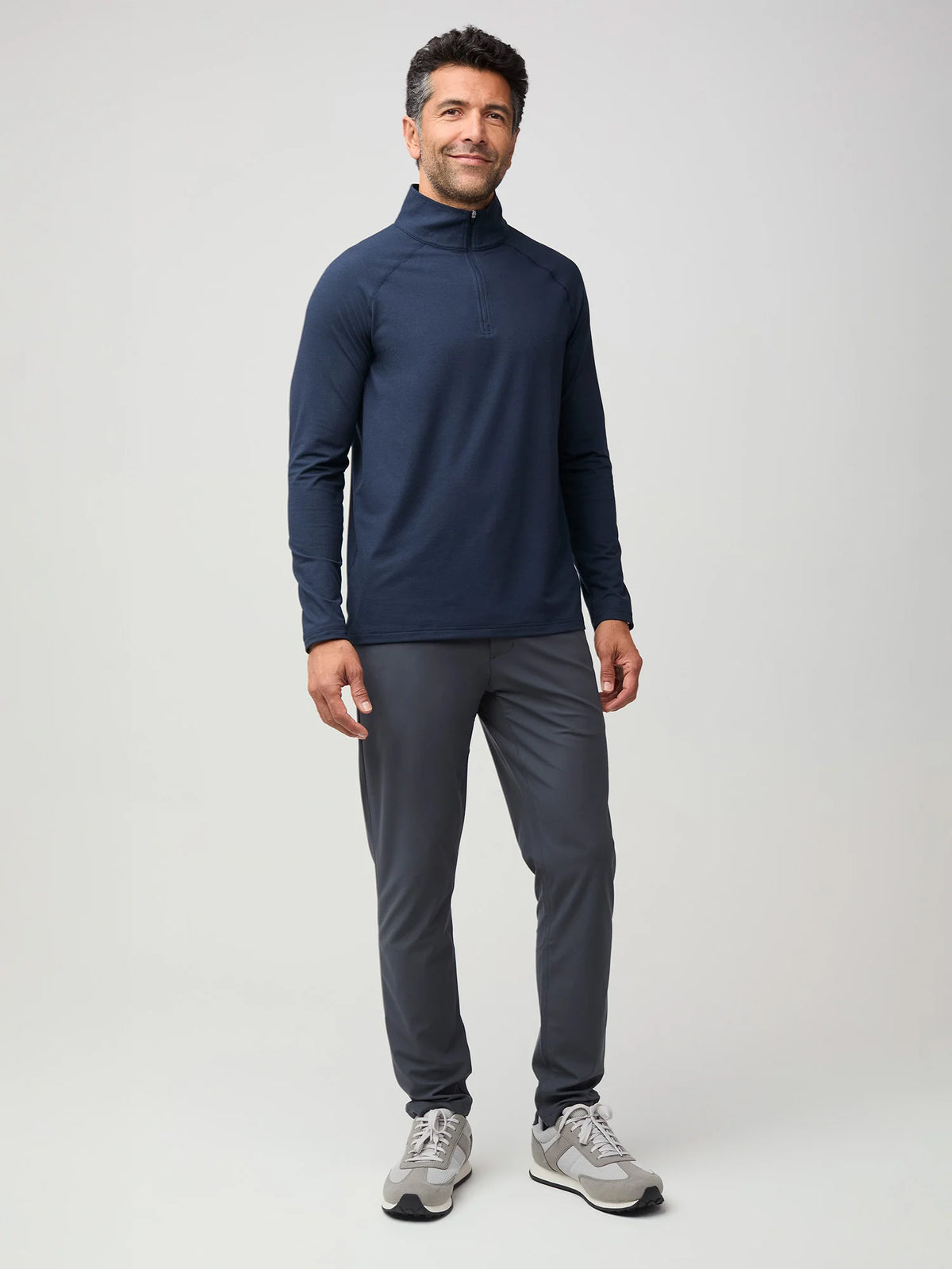 Navy Tech Quarter Zip