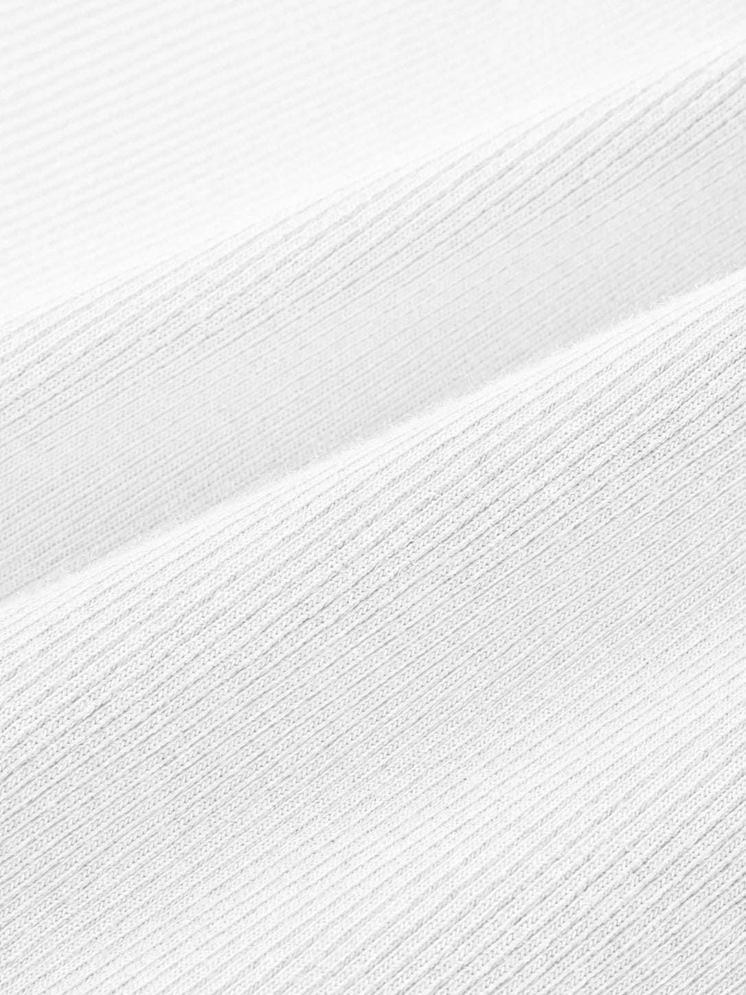 White Ribbed Tee & Tank 2-Pack