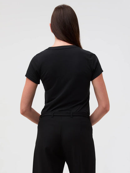 Black Everyday Crew Neck Tee